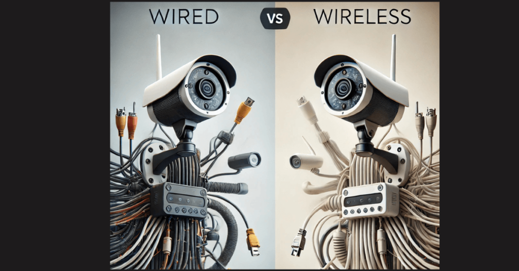 comparison of wired and wireless security cameras