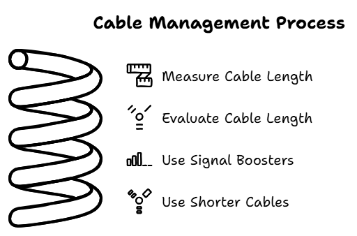 Cable management process