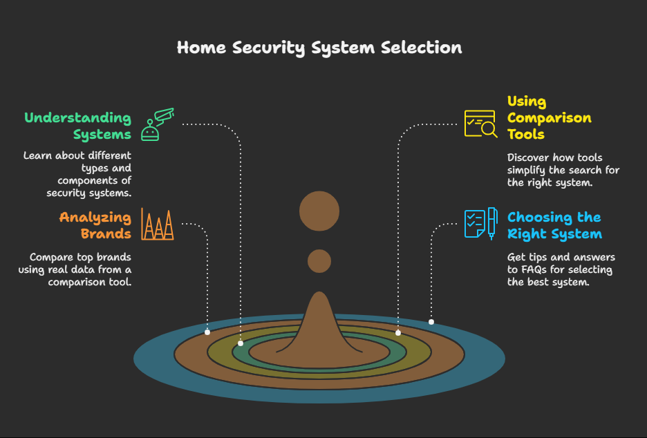 Home Security System Selection idea with visual