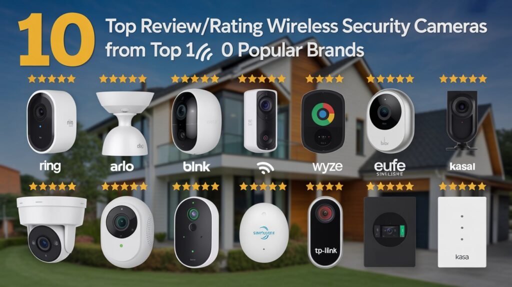 Top 10 Best-Rated Wireless Security Cameras on Amazon