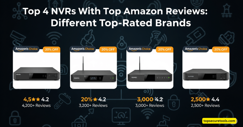 Top 4 NVRs With Top Amazon Reviews:4 Different Top-Rated Brands