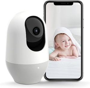 Nooie 2K Baby Monitor – Affordable 2K Clarity with 360° Smart Tracking