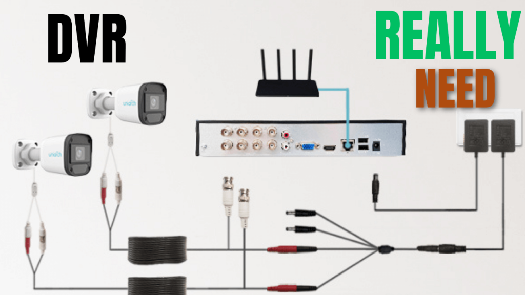 Hidden truths about DVR security systems: side-by-side comparison exposing industry secrets with locked document graphic