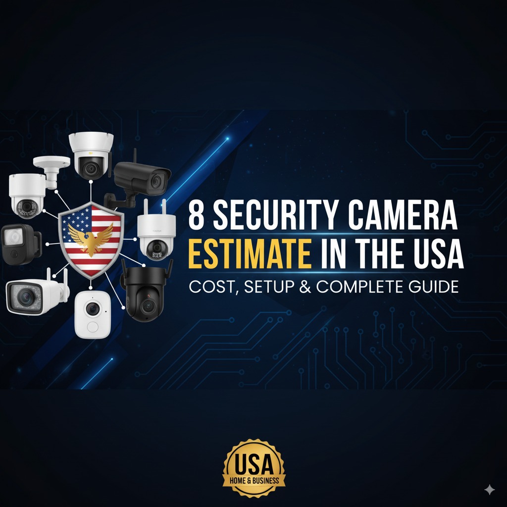 8 Security Camera Estimate in the USA – Cost, Setup & Complete Guide