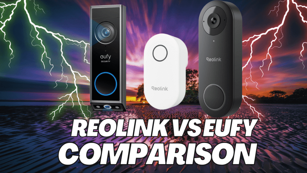 Eufy vs Reolink video doorbell comparison – best doorbell cameras without subscription.
